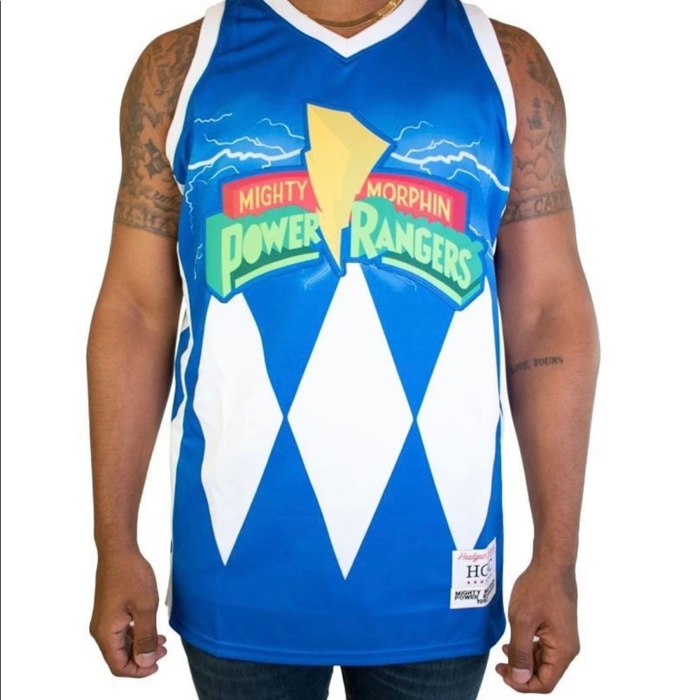 Power Rangers Headgear Classics basketball Jersey